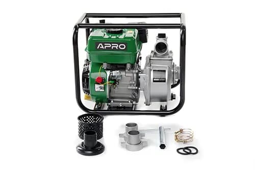 Мотопомпа WP-30 6.5к.с. 30 м³/год 27м бензинова 4-х тактн. APRO - зображення 1