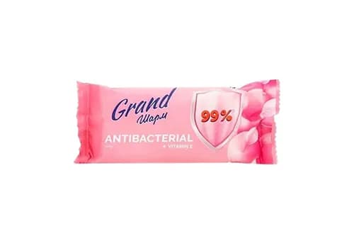 Мило туалетне антибактеріальне тверде ANTIBACTERIAL з вітаміном Е 100г