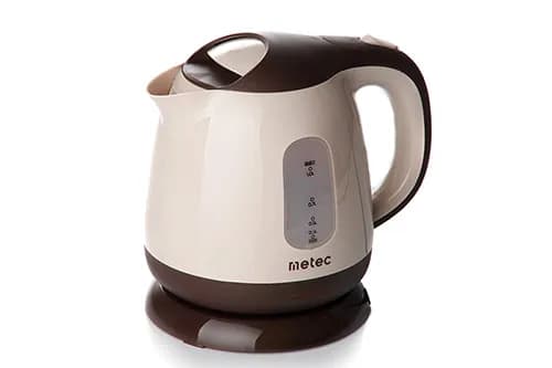 Електрочайник EK-01PBC 1л, 900-1100Вт, корпус пластик, кавовий Metec