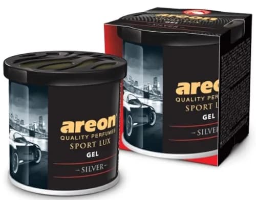 Ароматизатор Sport Lux гель консерва Срібло (Silver) Areon - зображення 1
