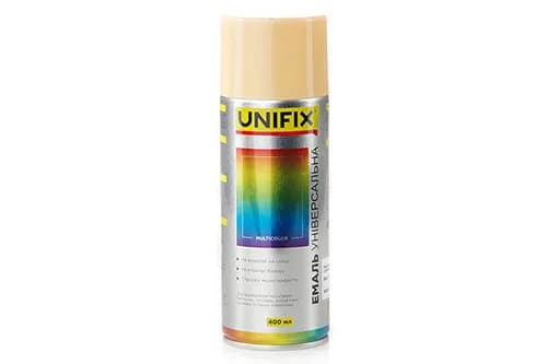 Емаль акрилова універсальна RAL 1015 Слонова кістка гл. 400мл UNIFIX - зображення 1