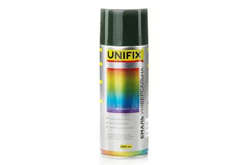 Емаль акрилова універсальна RAL 6003 Хакі гл. 400мл UNIFIX