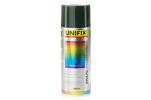 Емаль акрилова універсальна RAL 6003 Хакі мат. 400мл UNIFIX