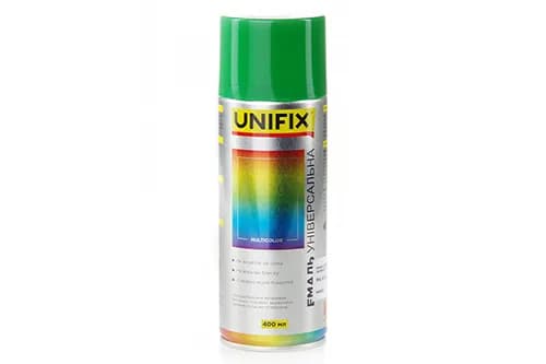 Емаль акрилова універсальна RAL 6029 Зелений м'ятний гл. 400мл UNIFIX - зображення 1