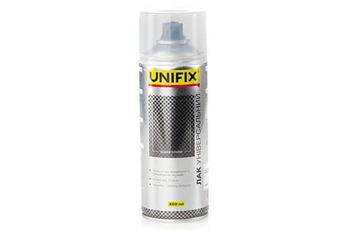 Лак акриловий універсальний Прозорий мат. 400мл UNIFIX - зображення 1