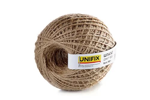 Шпагат (джут 100%) клубок 185г UNIFIX - зображення 1