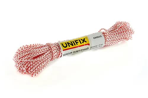 Шнур плетений поліамідний (капроновий) 3мм 20м UNIFIX - зображення 1