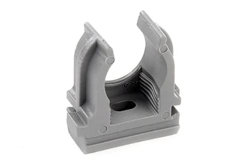 Кліпса для гофри під монтажний пістолет 16мм сіра (пач. 100шт.) APRO