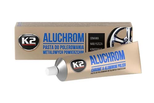 Паста для полірування хромованих деталей Aluchrom 120г К2 - зображення 1