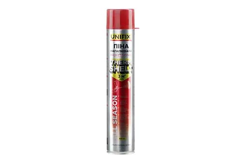 Піна професійна напилювана Thermshelt 870мл UNIFIX - зображення 1