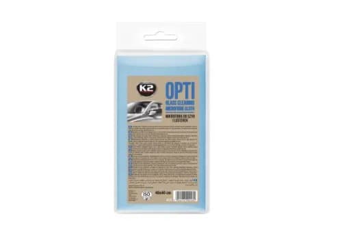 Рушник K2 Opti мікрофібра для очищення скляних та дзеркальних поверхонь 40x40см - зображення 1