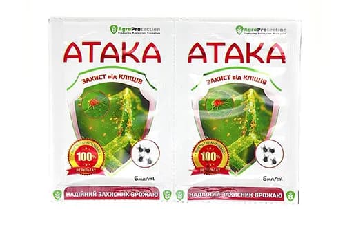 Інсектицид АТАКА Кліщ 6мл AgroProtection