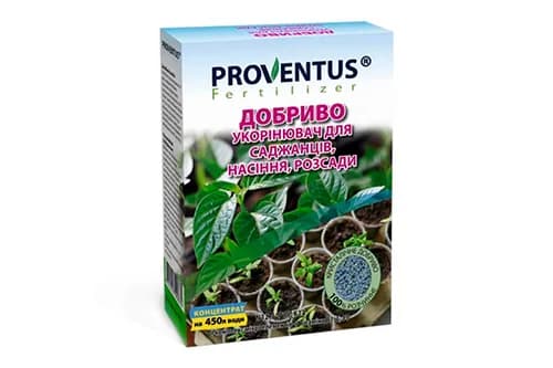 Добриво кристалічне Proventus Укорінювач для садженців, насіння, розсади 300г AgroProtection
