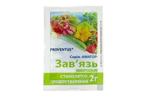 Добриво-стимулятор плодоутворювання Proventus Зав'язь 2г AgroProtection - зображення 1