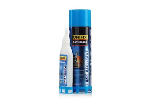 Клей для дерева і МДФ з активатором 500мл + 125г UNIFIX - зображення 1