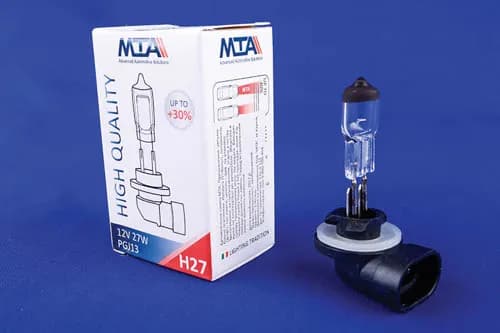 Лампа автомобільна H27 12V 27W PGJ13 (ближня/дальня, протитуманна) MTA