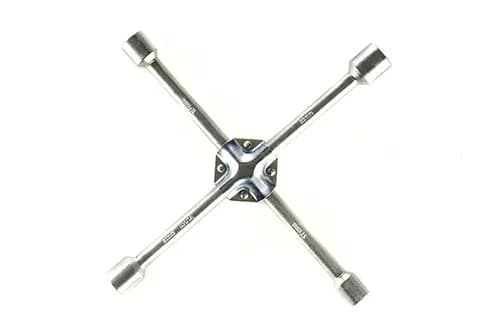 Ключ колісний хрестовий посилений 17x19x21x23мм СИЛА