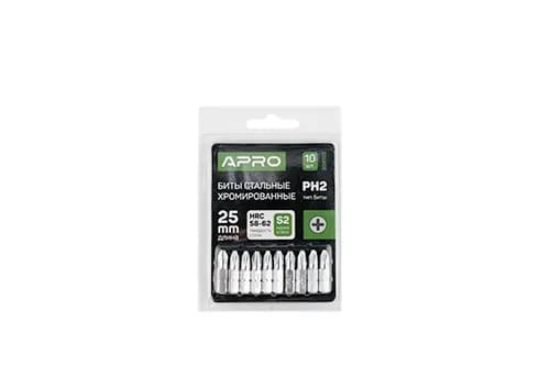 Біта РH1*25мм хром (10шт/уп) APRO