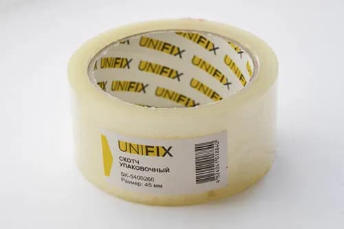 Стрічка клейка пакувальна 38мкм 45мм 200 SK-5400266 UNIFIX - зображення 1