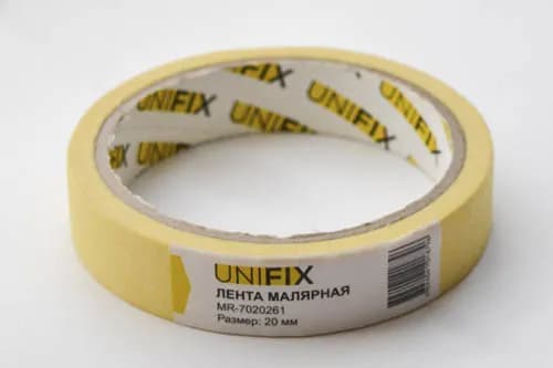 Стрічка клейка малярна 20мм*20м MR-7020261 UNIFIX - зображення 1