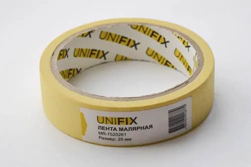 Стрічка клейка малярна 25мм*20м MR-7520261 UNIFIX