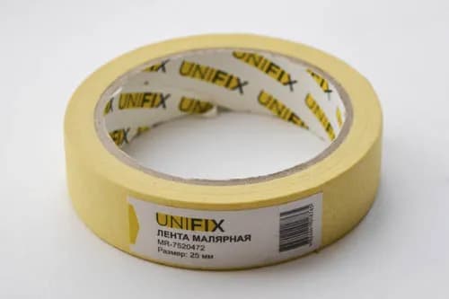 Стрічка клейка малярна 25мм*40м MR-7520472 UNIFIX - зображення 1