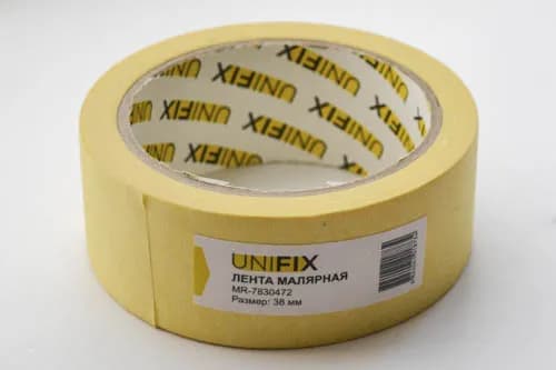 Стрічка клейка малярна 38мм*40м MR-7830472 UNIFIX - зображення 1