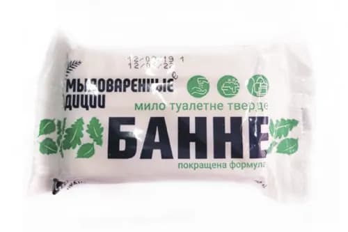 Мило туалетне тверде банне 100г Миловарні традиції - зображення 1
