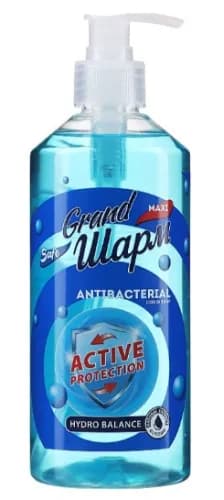 Мило туалетне рідке Grand Шарм (MAXI), ANTIBACTERIAL 500мл