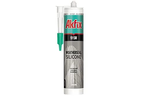 Всепогодний нейтральний силікон (прозорий) 915N AKFIX - зображення 1