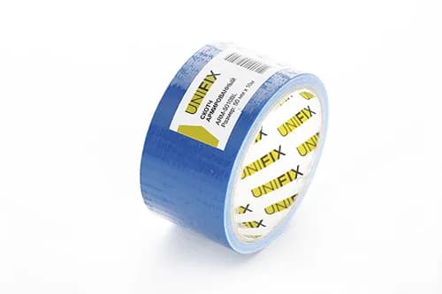 Стрічка клейка армована синя 50мм*10м UNIFIX - зображення 1