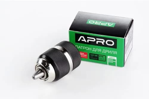 Патрон для дрилі швидкозажимний 1/2-20, 2,0-13мм APRO - зображення 1