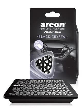 Ароматизатор AREON Aroma Box Чорний кристал банка (під сидіння)