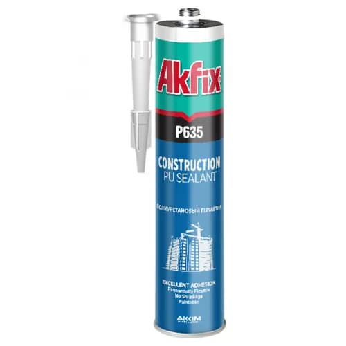 Поліуретановий герметик будівельний Akfix P635 коричневий 310мл - зображення 1