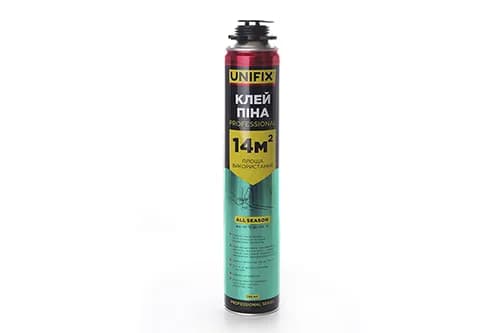 Клей-піна професійна Premium 14м² 750мл UNIFIX - зображення 1