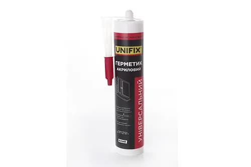 Герметик акріловий UNIFIX (білий) 280мл - зображення 1