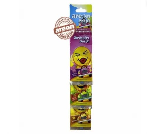 Ароматизатор Areon Smile мікс (картонні підвіски) (планшет 15шт)