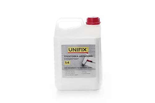 Грунтовка акрилова концентрат 1:4 глибокого проникнення 5кг Unifix