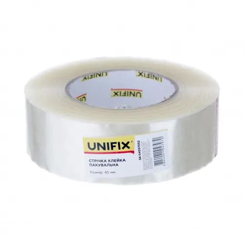 Стрічка клейка пакувальна 38мкм 45мм SK50-54057052 750 UNIFIX - зображення 1