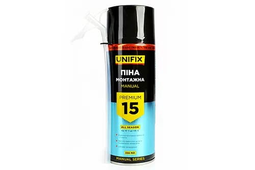 Піна ручна всесезонна 15л UNIFIX 330 мл - зображення 1