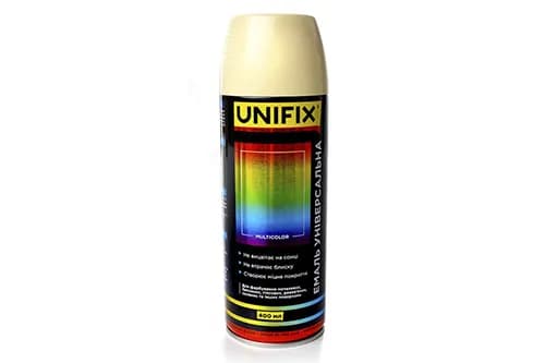Емаль універсальна акрилова преміум RAL1001 бежевий глянець 400мл UNIFIX - зображення 1