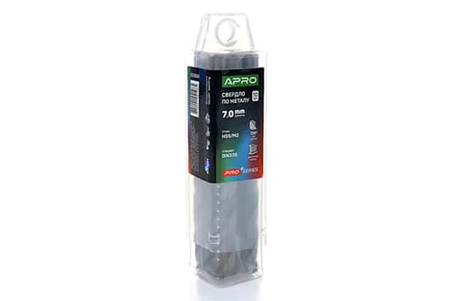 Свердло по металу HSS/M2 (6542) Ø7,0мм (тубус, кратно 10шт) PRO APRO