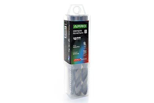 Свердло по металу HSS/M2 (6542) Ø12,0мм (тубус, кратно 5шт) PRO APRO - зображення 1