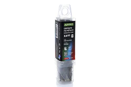 Свердло по металу кобальтове HSS-Co/M35 Ø3.3мм (тубус, кратно 10шт) PRO APRO