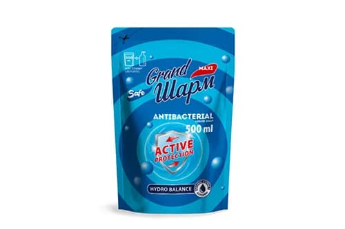 Мило туалетне антибактеріальне рідке ANTIBACTERIAL 500мл (дойпак) - зображення 1
