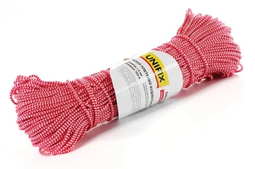 Шнур плетений будівельний кольоровий 2мм 100м UNIFIX