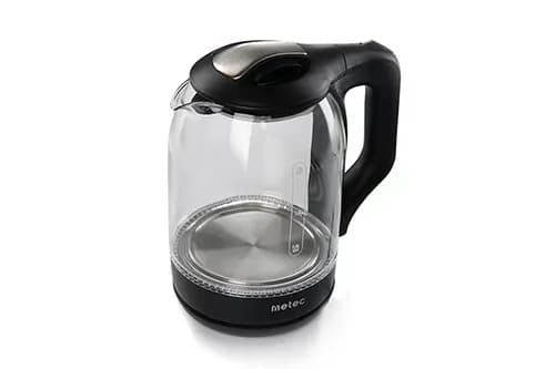 Електрочайник EK-01GB 1.8л, 1500Вт, корпус скло, чорний Metec