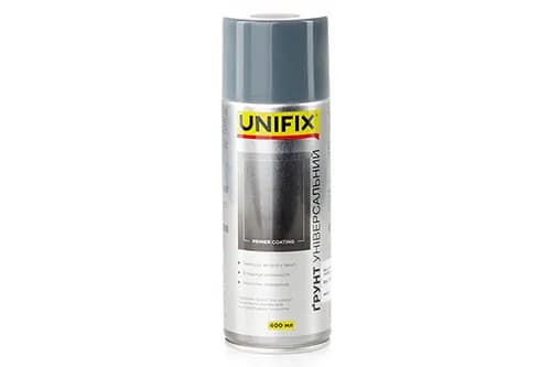 Емаль акрилова ґрунтувальна універсальна RAL 7015 Сірий 400мл UNIFIX - зображення 1