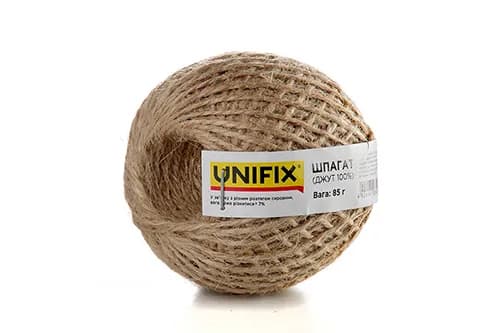 Шпагат (джут 100%) клубок 85г UNIFIX - зображення 1