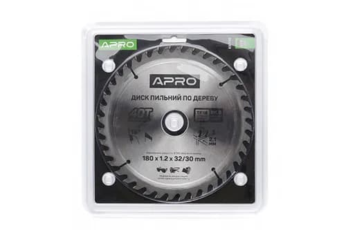 Диск пильний по дереву 180х32(30)х40Т APRO